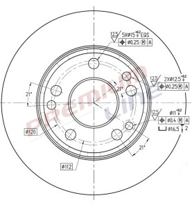 T24_COPPIA DISCHI FRENO DIAM 262 PIENO