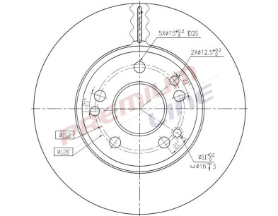 T24_COPPIA DISCHI FRENO DIAM 284 VENTILATO