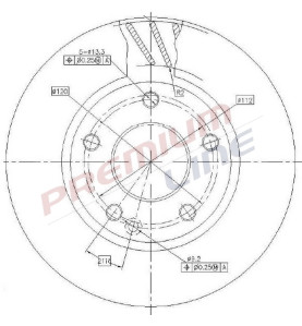 T24_COPPIA DISCHI FRENO DIAM 260 VENTILATO
