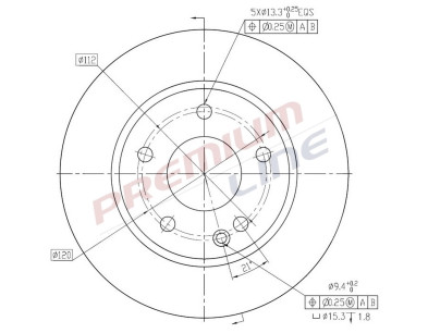T24_COPPIA DISCHI FRENO DIAM 260 PIENO