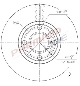 T24_COPPIA DISCHI FRENO DIAM 255/5 VENTILATO