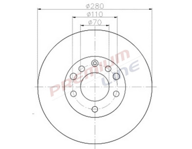 T24_COPPIA DISCHI FRENO DIAM 280 VENTILATO
