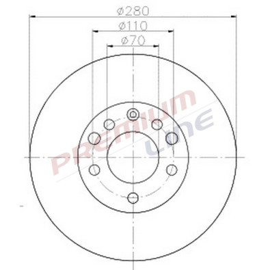 T24_COPPIA DISCHI FRENO DIAM 280 VENTILATO