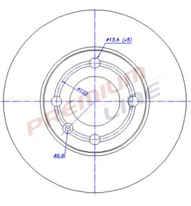 T24_COPPIA DISCHI FRENO DIAM 238/5 PIENO