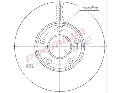 T24_COPPIA DISCHI FRENO DIAM 282 VENTILATO