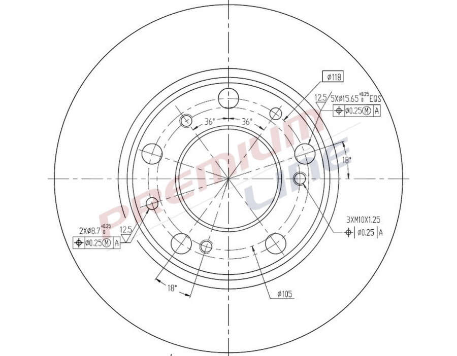 T24_COPPIA DISCHI FRENO DIAM 256 PIENO