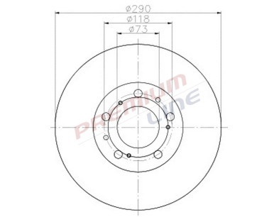 T24_COPPIA DISCHI FRENO DIAM 290 PIENO OE 7538682