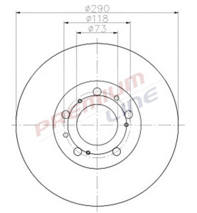 T24_COPPIA DISCHI FRENO DIAM 290 PIENO OE 7538682