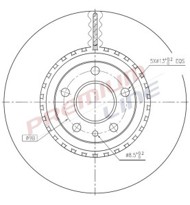 T24_COPPIA DISCHI FRENO DIAM 284 VENTILATO