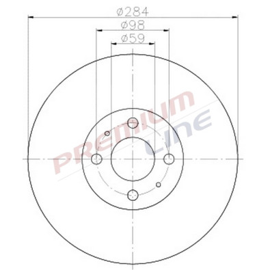 T24_COPPIA DISCHI FRENO DIAM 284 VENTILATO
