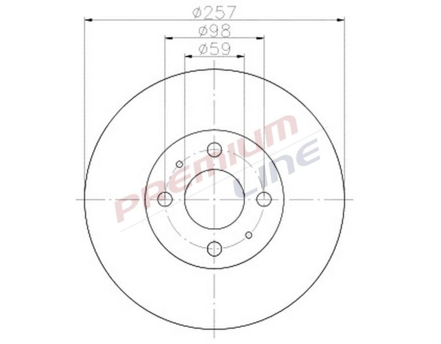 T24_COPPIA DISCHI FRENO DIAM 257 VENTILATO OE 60801754
