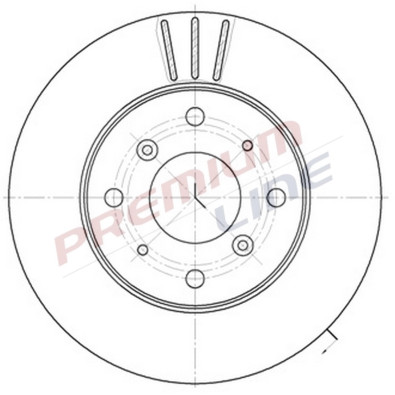 T24_COPPIA DISCHI FRENO DIAM 261/5 VENTILATO