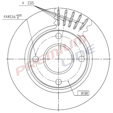 T24_COPPIA DISCHI FRENO DIAM 239/5 VENTILATO