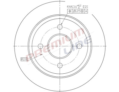 T24_COPPIA DISCHI FRENO DIAM 252/5 PIENO