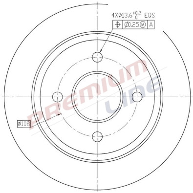 T24_COPPIA DISCHI FRENO DIAM 252/5 PIENO