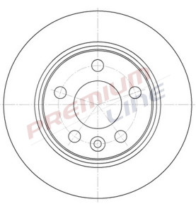T24_COPPIA DISCHI FRENO DIAM 267/5 PIENO