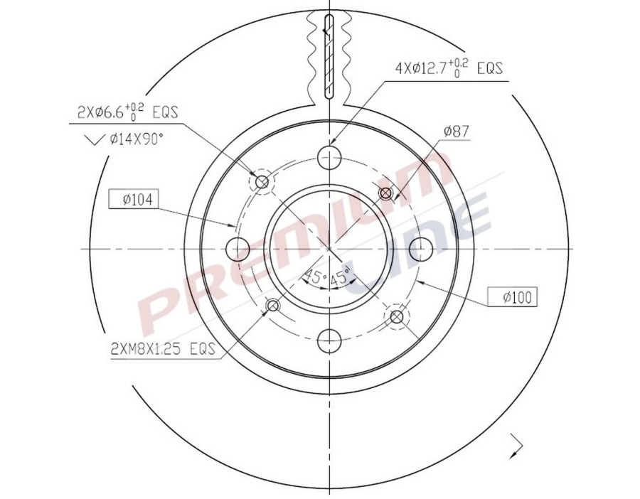 T24_COPPIA DISCHI FRENO DIAM 261/5 VENTILATO