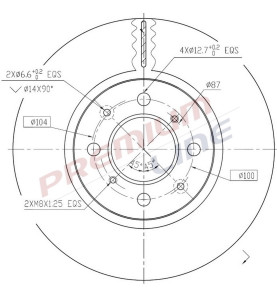 T24_COPPIA DISCHI FRENO DIAM 261/5 VENTILATO