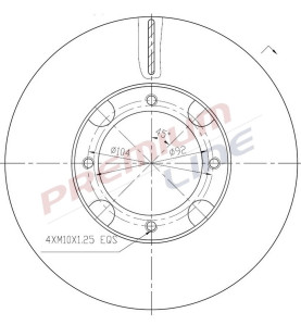 T24_COPPIA DISCHI FRENO DIAM 242 VENTILARO