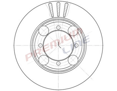 T24_COPPIA DISCHI FRENO DIAM 256/5 VENTILATO
