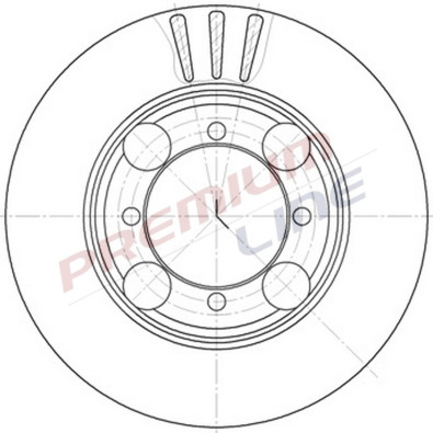 T24_COPPIA DISCHI FRENO DIAM 256/5 VENTILATO