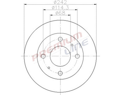 T24_COPPIA DISCHI FRENO DIAM 242 VENTILATO