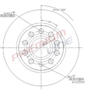T24_COPPIA DISCHI FRENO DIAM 255 PIENO