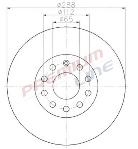 T24_COPPIA DISCHI FRENO DIAM 288 VENTILATO