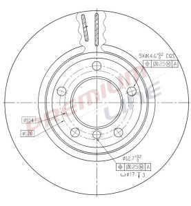 T24_COPPIA DISCHI FRENO DIAM 300 VENTILATO