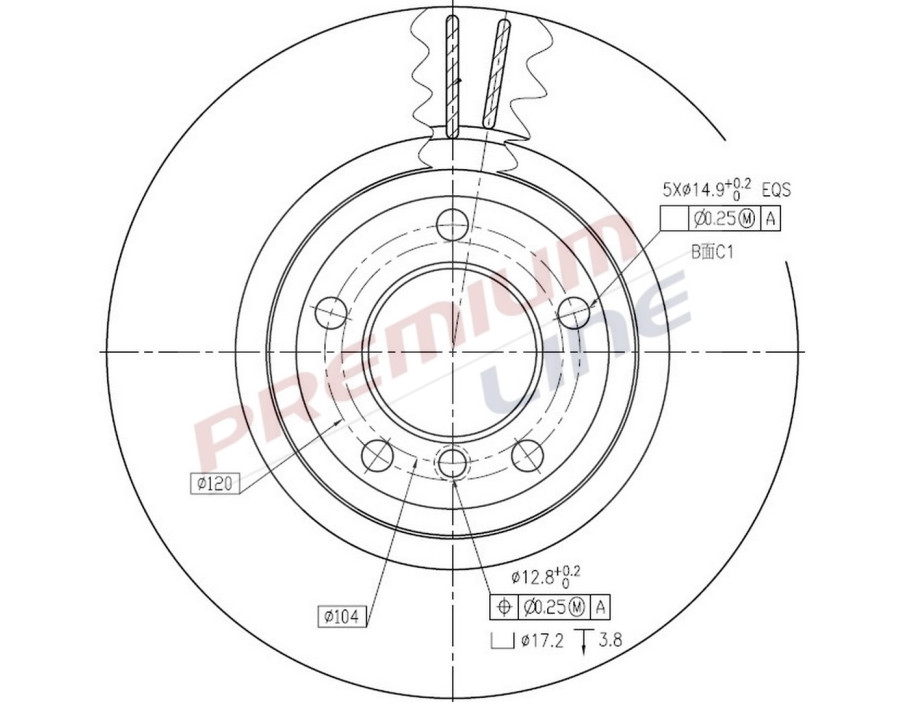 T24_COPPIA DISCHI FRENO DIAM 325 VENTILATO