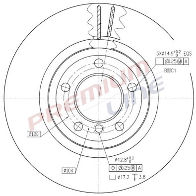 T24_COPPIA DISCHI FRENO DIAM 325 VENTILATO