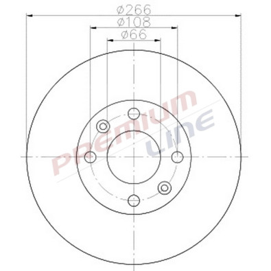 T24_COPPIA DISCHI FRENO DIAM 266 VENTILATO
