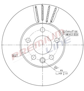T24_COPPIA DISCHI FRENO DIAM 300 VENTILATO