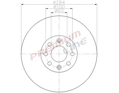 T24_COPPIA DISCHI FRENO DIAM 284 VENTILATO