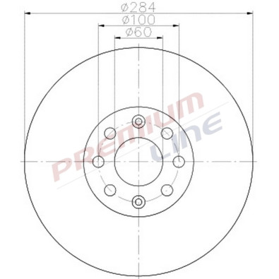 T24_COPPIA DISCHI FRENO DIAM 284 VENTILATO
