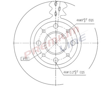 T24_COPPIA DISCHI FRENO DIAM 240/5 VENTILATO