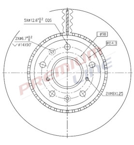 T24_COPPIA DISCHI FRENO DIAM 280 VENTILATO