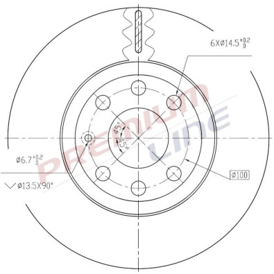 T24_COPPIA DISCHI FRENO DIAM 260 VENTILATO