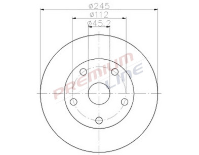 T24_COPPIA DISCHI FRENO DIAM 245 PIENO