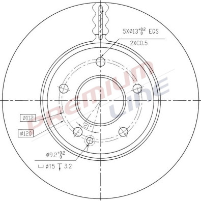 T24_COPPIA DISCHI FRENO DIAM 284 VENTILATO