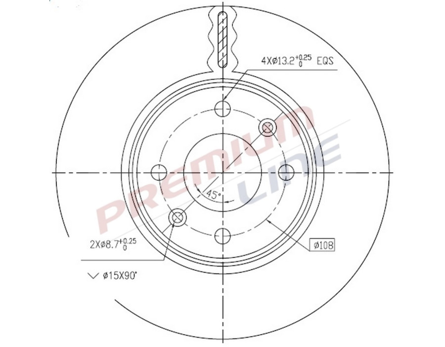 T24_COPPIA DISCHI FRENO DIAM 283 VENTILATO