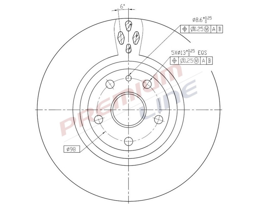 T24_COPPIA DISCHI FRENO DIAM 284 VENTILATO
