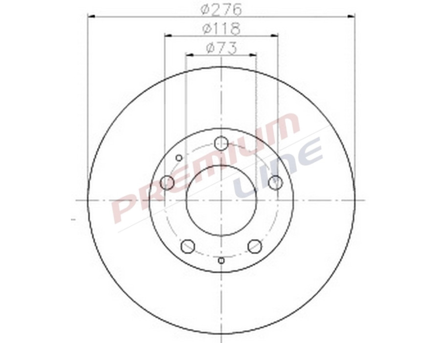 T24_COPPIA DISCHI FRENO DIAM 276 PIENO OE 2991646