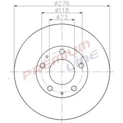 T24_COPPIA DISCHI FRENO DIAM 276 PIENO OE 2991646