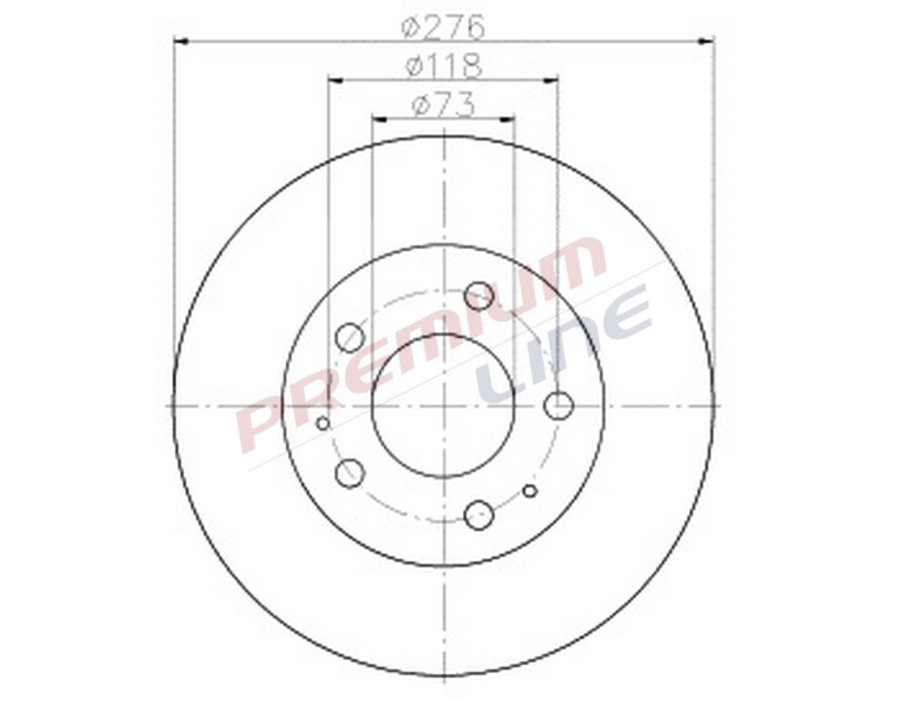 T24_COPPIA DISCHI FRENO DIAM 276 PIENO OE 42470836
