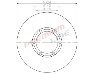 T24_COPPIA DISCHI FRENO DIAM 324 VENTILATO OE A6684210212