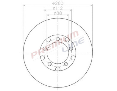 T24_COPPIA DISCHI FRENO DIAM 280 PIENO OE A6014200372