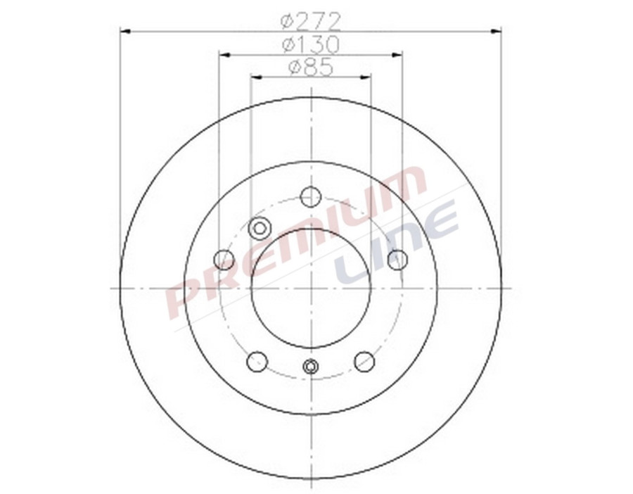T24_COPPIA DISCHI FRENO DIAM 272 PIENO OE 2D0615601A