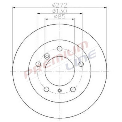 T24_COPPIA DISCHI FRENO DIAM 272 PIENO OE 2D0615601A