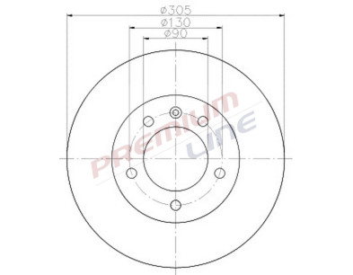 T24_COPPIA DISCHI FRENO DIAM 305 PIENO